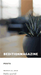 Mobile Screenshot of beditionmagazine.com